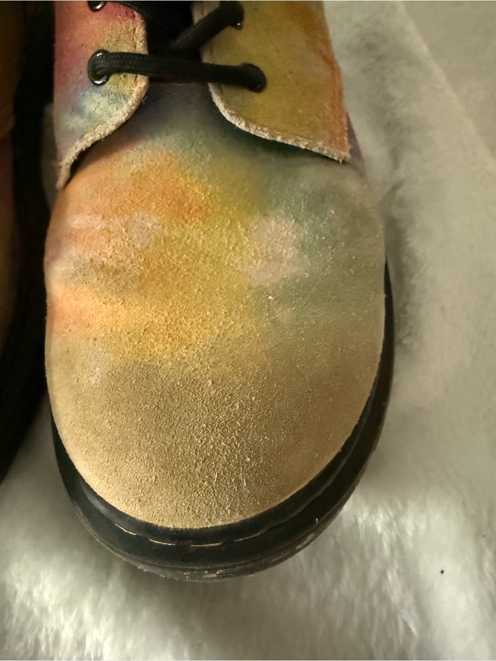 Dr. Martens 1460 Tie Dye Suede Boots size 6 women’s 5 men’s - Picture 4 of 16